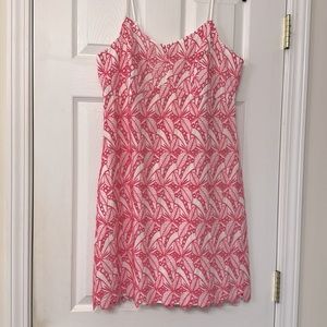 Crown & Ivy White & Pink Dress